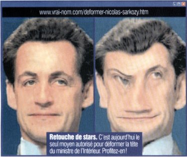 Nicolas Sarkozy dform Choc